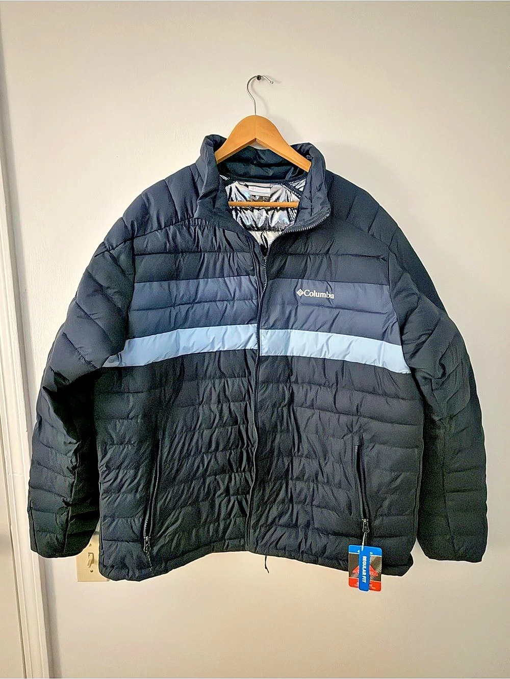 Columbia Color Block Puffer Jacket Size XL